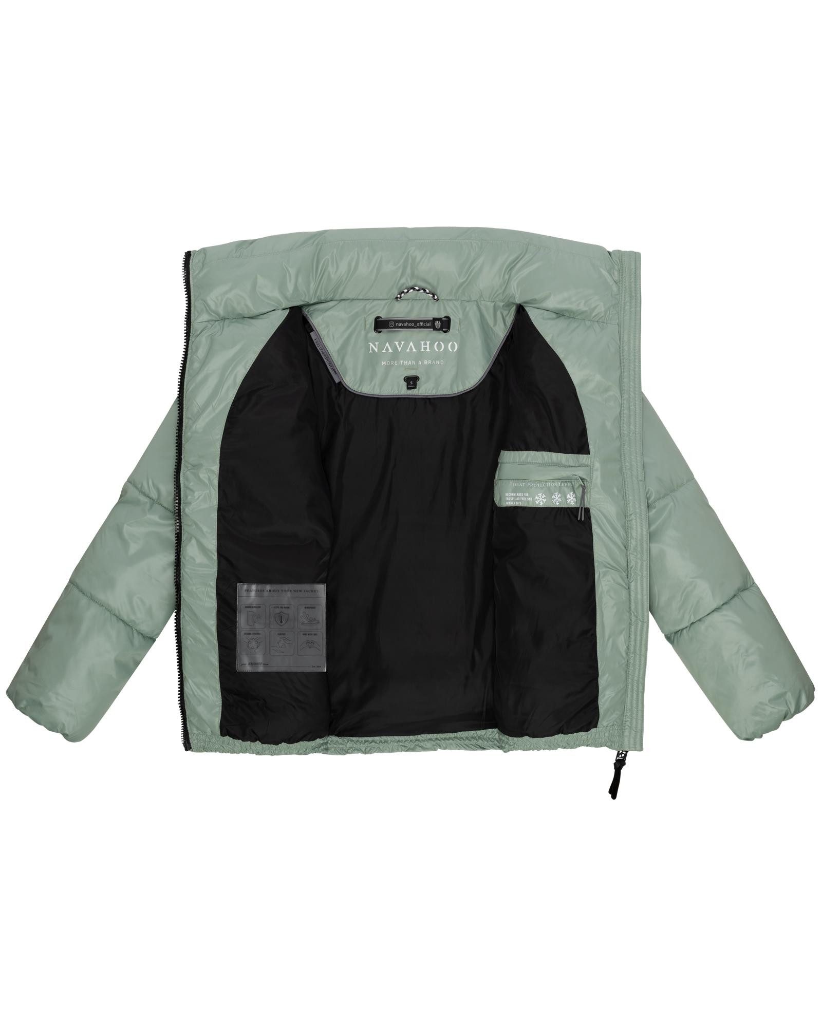 Navahoo Kurzjacke Eispracht 14 Kurze gesteppte Damen Winterjacke – Bild 5 von 5