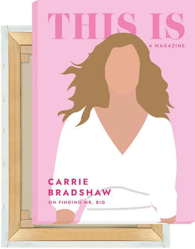 MOTIVISSO Leinwandbild Sex And The City - This Is A Magazine - Carrie Bradshaw #2