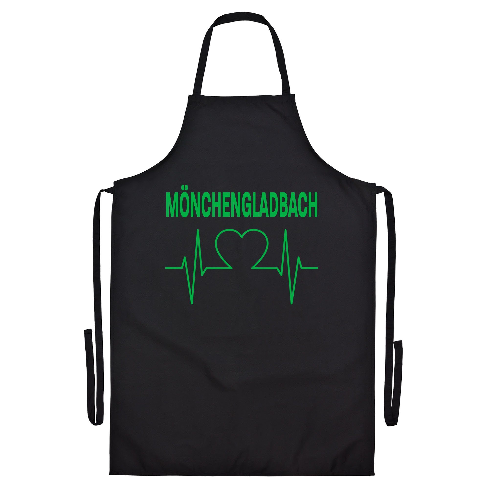 multifanshop Grillschürze Mönchengladbach - Herzschlag - günstig online kaufen