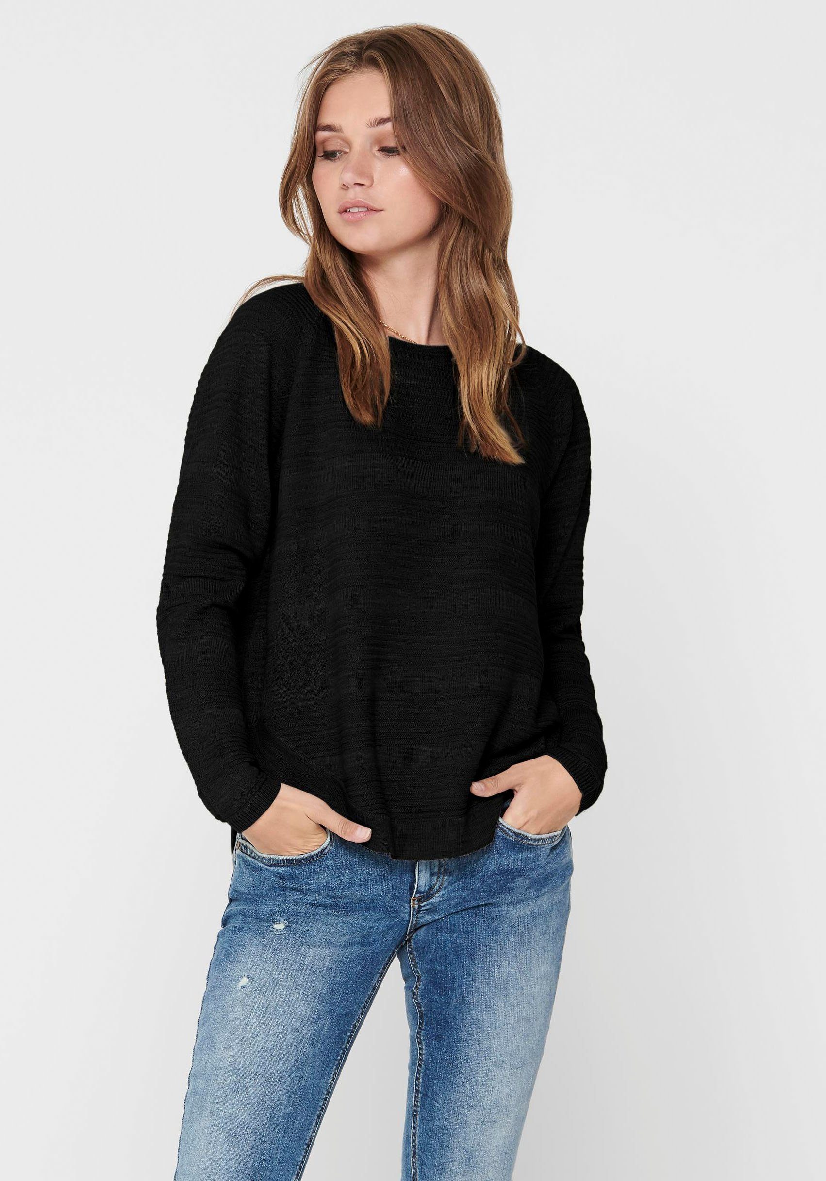 Rundhalspullover ONLCAVIAR L/S PULLOVER KNT