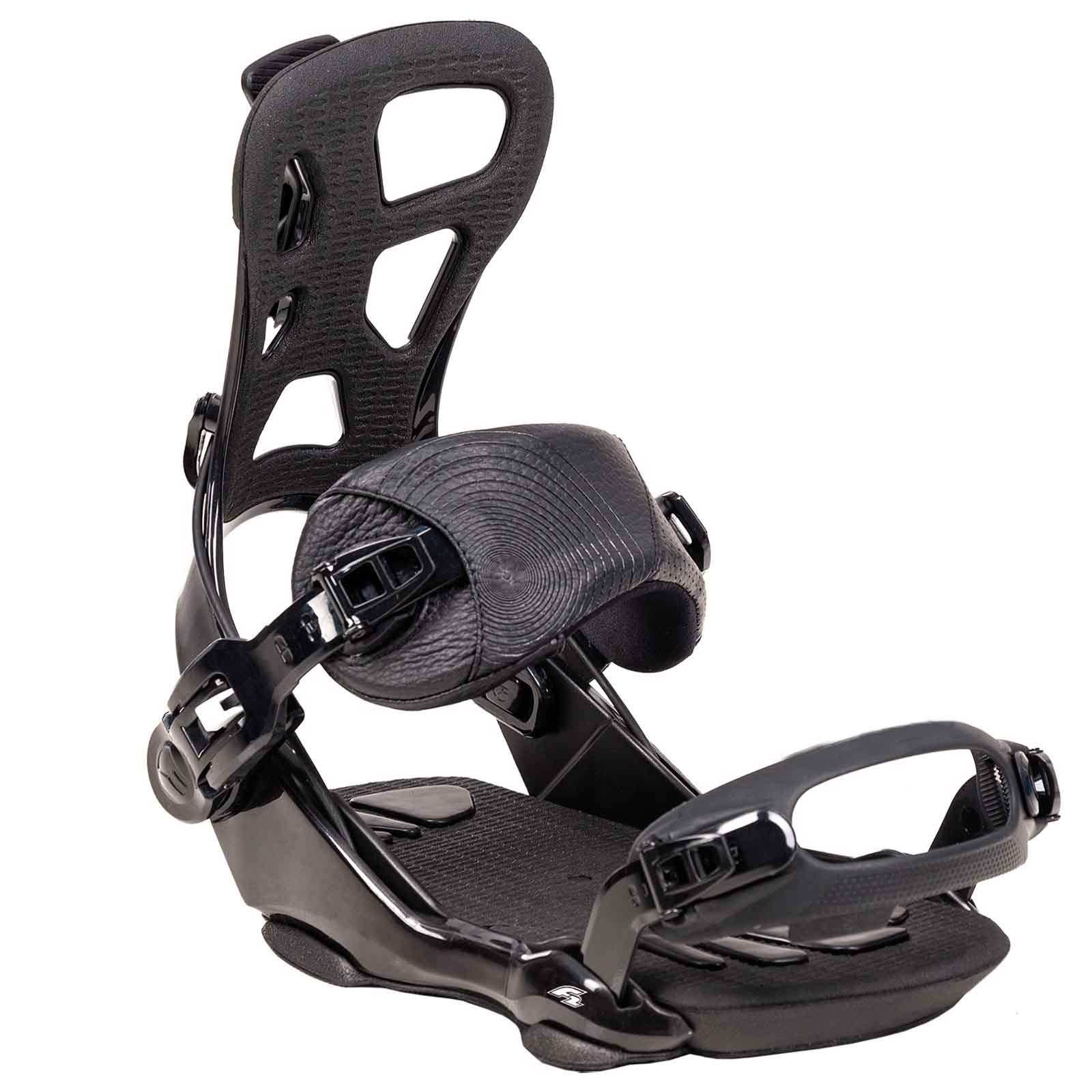F2 Snowboardbindung F2 Herren Snowboard Soft Bindung Team XL Schwarz