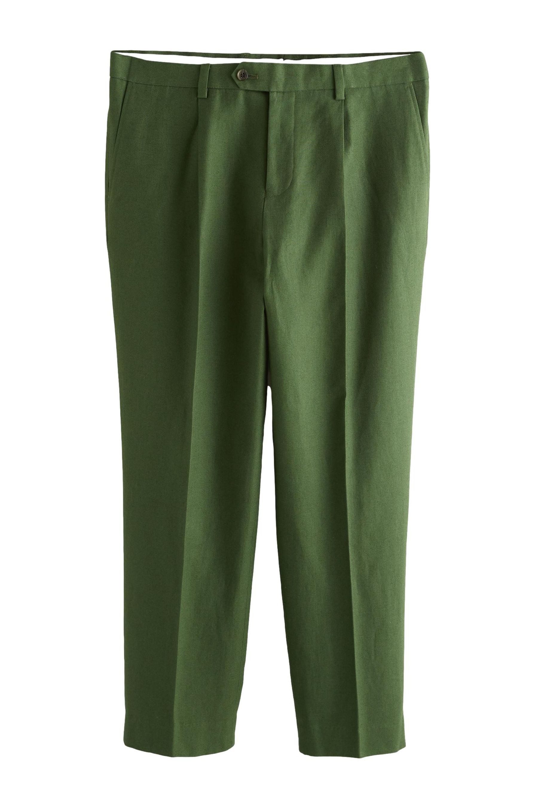 Next Anzughose Relaxed Fit Anzughose aus Leinengemisch (1-tlg)