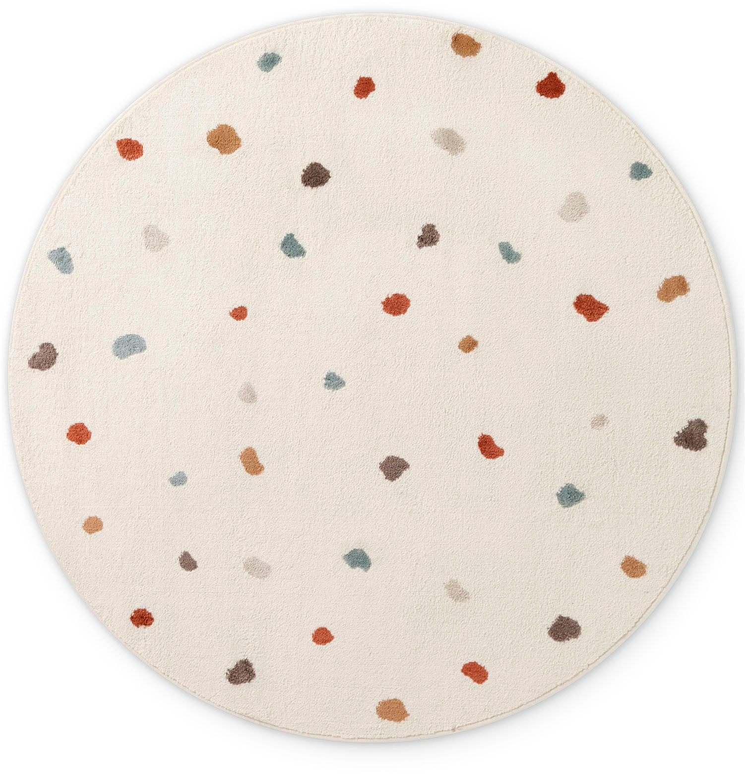 HANSE Home Kinderteppich Funny Dots, rechteckig, Höhe: 8 mm, Spielteppich, Kinderzimmer, Kurzflor, Spielunterlage, auch in rund