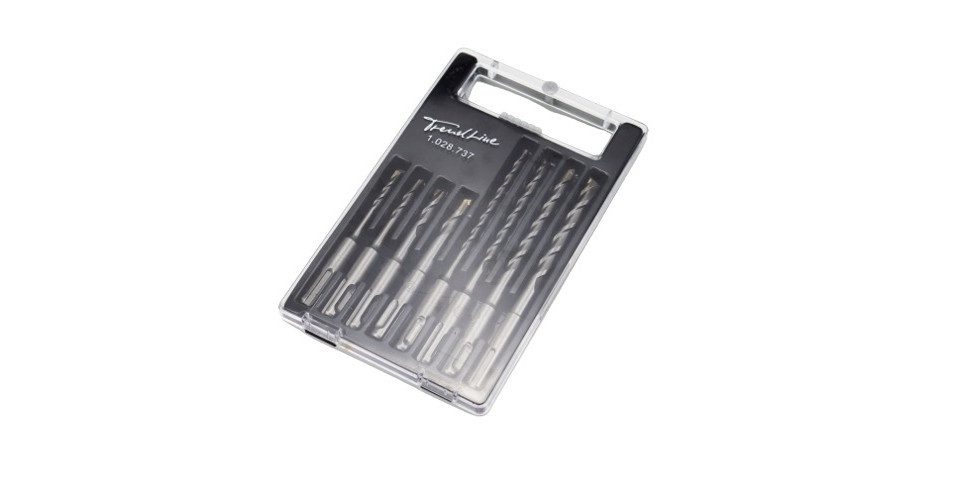 Trend Line Bohrersatz TrendLine SDS-Bohrer-Set für Stein 8-teilig