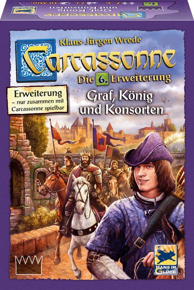 Hans im Glück Spiel Carcassonne 6. Erweiterung Graf König und Konsorten HIGD0106