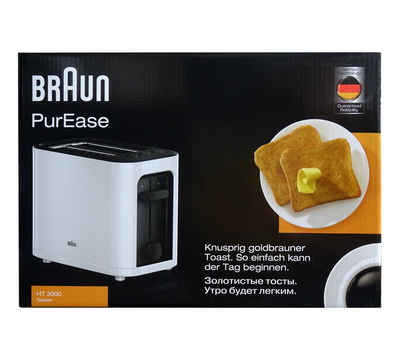 Braun Toaster HT3000 Toaster weiß