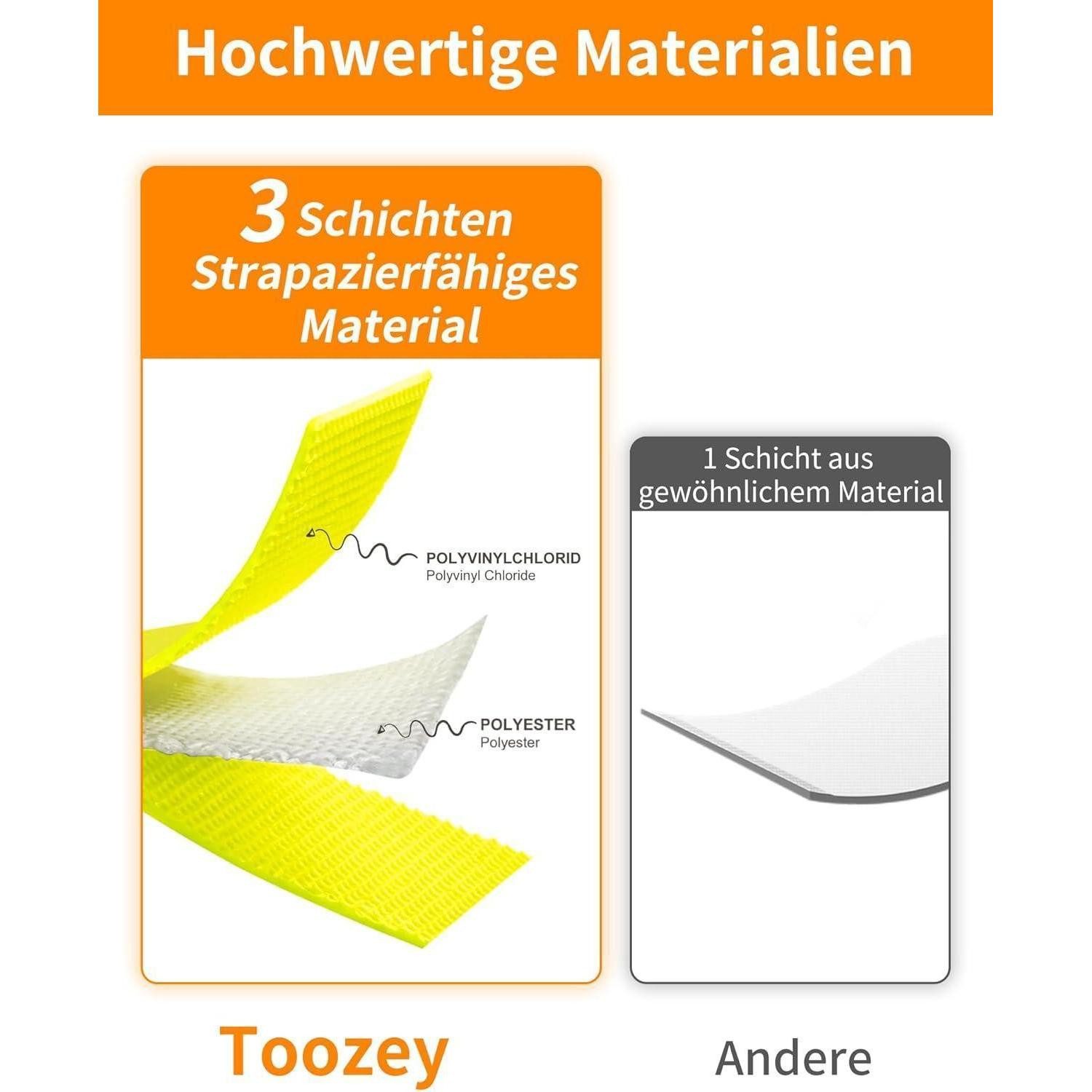 LuxusKollektion Tier-Halsband Schleppleine Hund Wasserdicht Reißfest Karabiner 15m 20m Neon Gelb
