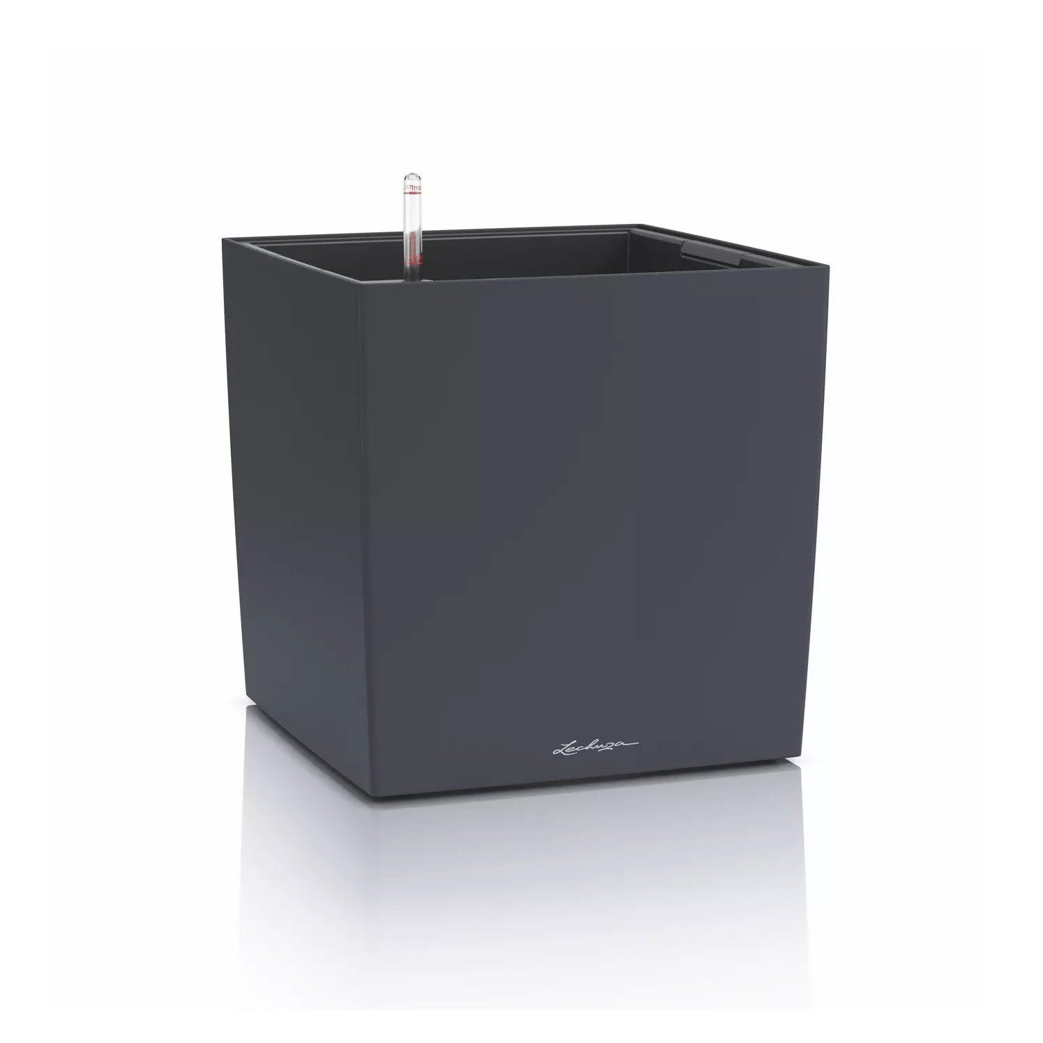 Lechuza® Blumentopf CUBE Color 40, schiefergrau
