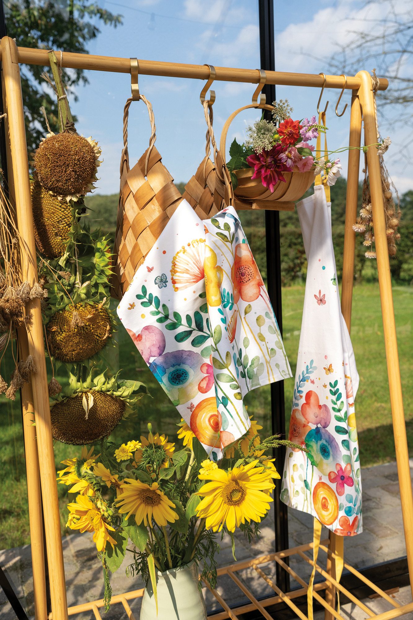 Ambiente® Geschirrtuch Vibrant spring, (1-tlg., 1-teilig), günstig online kaufen