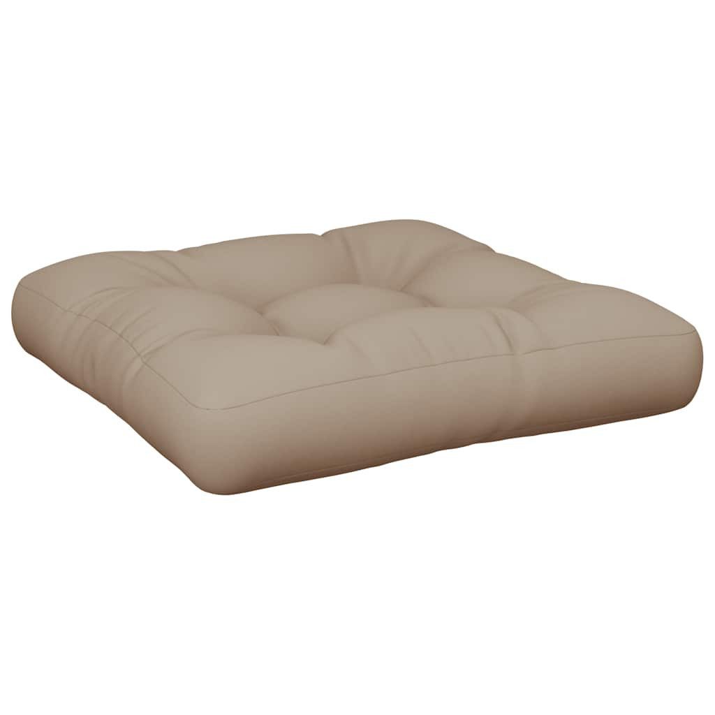 vidaXL Sitzauflage Palettenkissen Taupe 60x61,5x10 cm günstig online kaufen