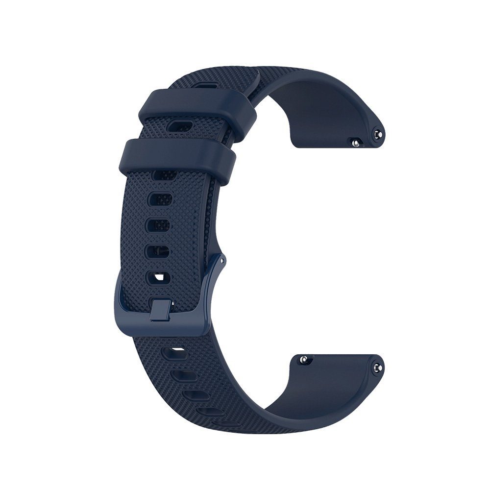 BTTO Smartwatch-Armband Marineblau Wasserdicht Farben, Breiten, mm/20 Galaxy Uhrenarmband Silikonband 6 Samsung Watch/Garmin/Fossi Watch/Huawei mm/22mm für SmartWatch-Armband 18