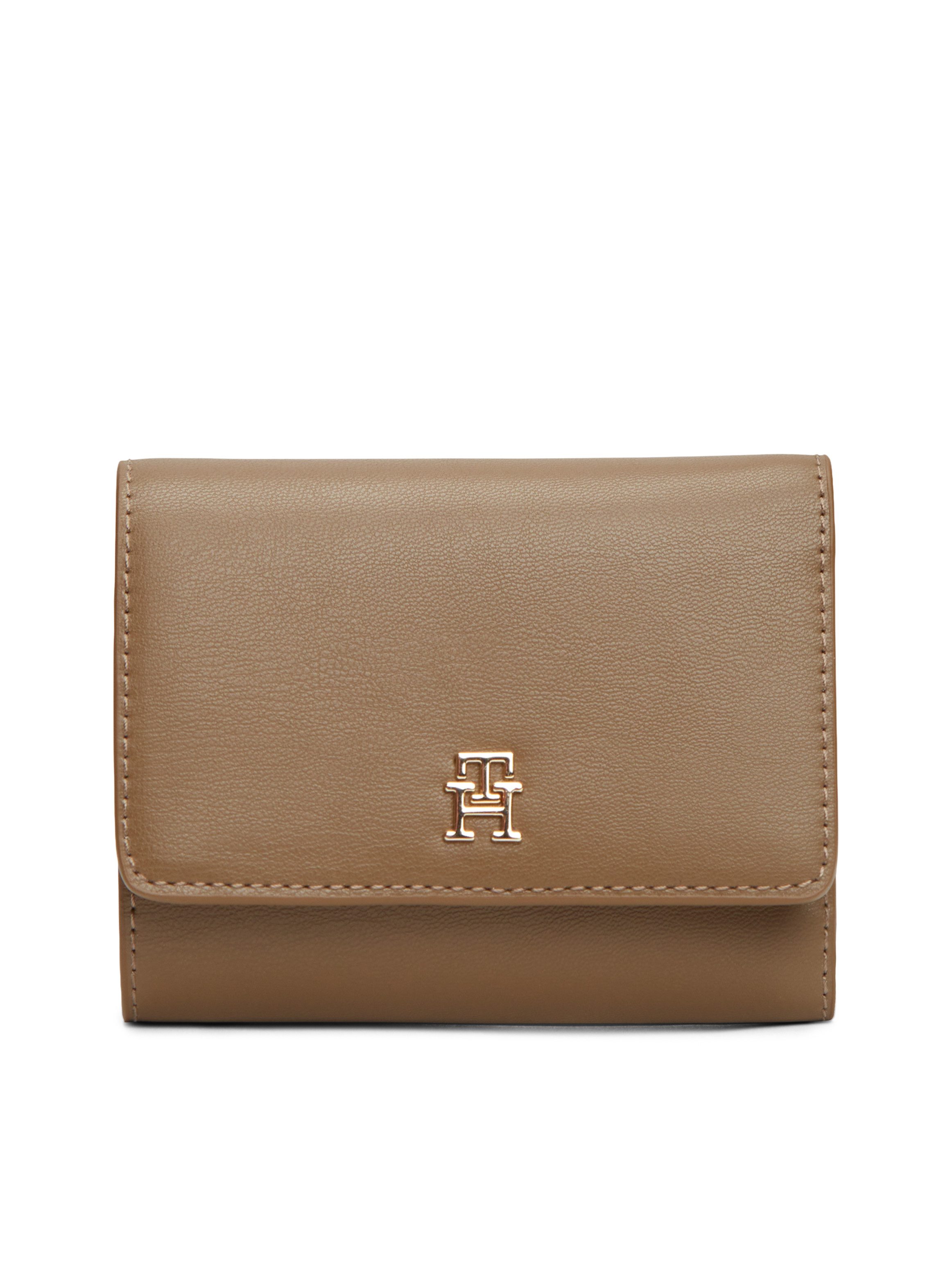 Tommy Hilfiger Geldbörse TH ICON TRIFOLD, Damen Geldbeutel, Portemonnaie mit TH-Logo