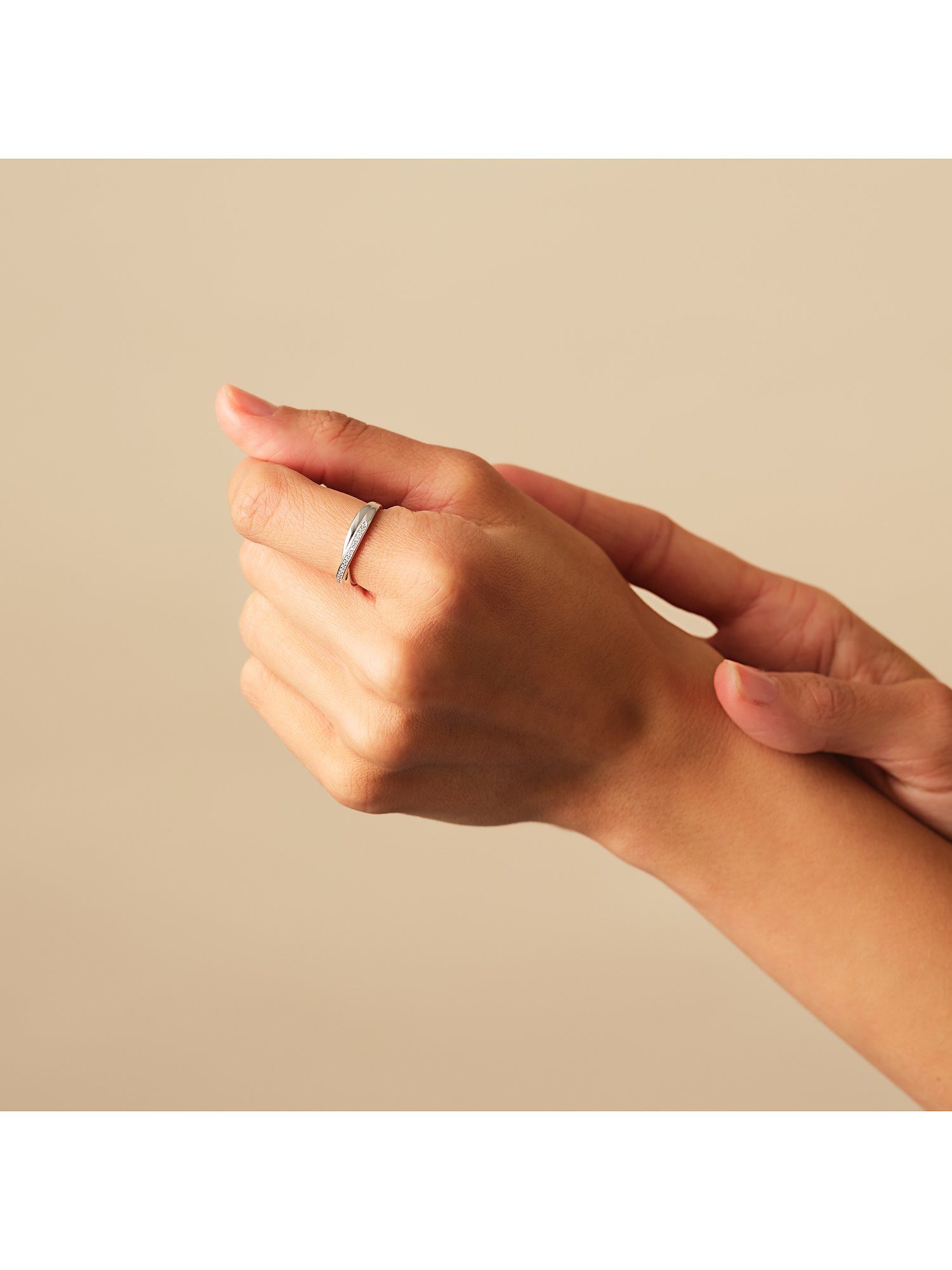 CHRIST Silberring CHRIST Damen-Ring 925er Silber, recycelt Zirkonia, Zirkon günstig online kaufen