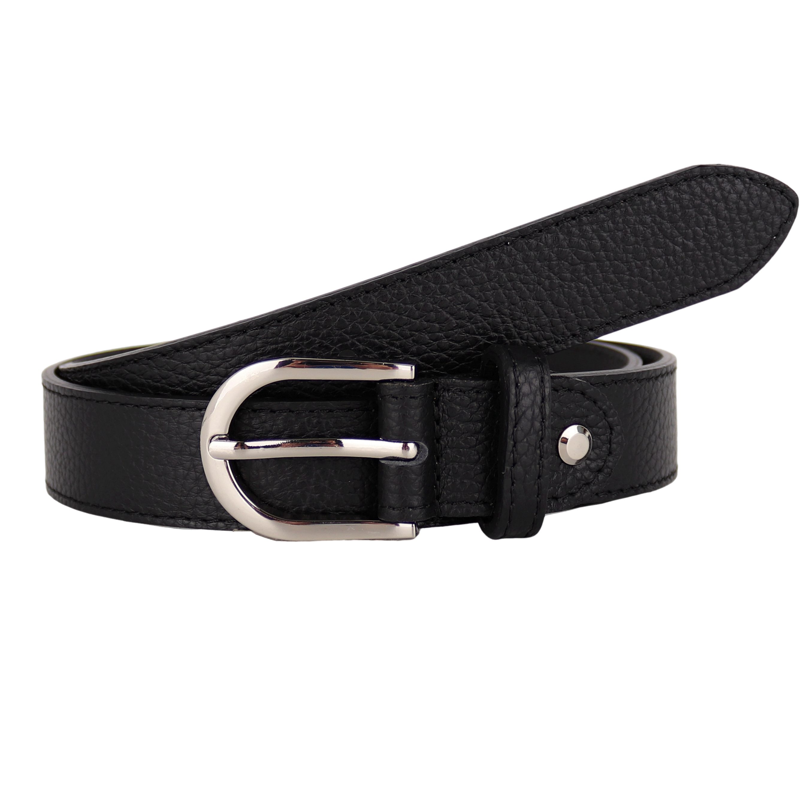 MIRROSI Ledergürtel Damen Herren Gürtel, Made in Italy, 3cm breit (Passt fast zu jeder Hosenschlaufe, aus Echtem Leder)