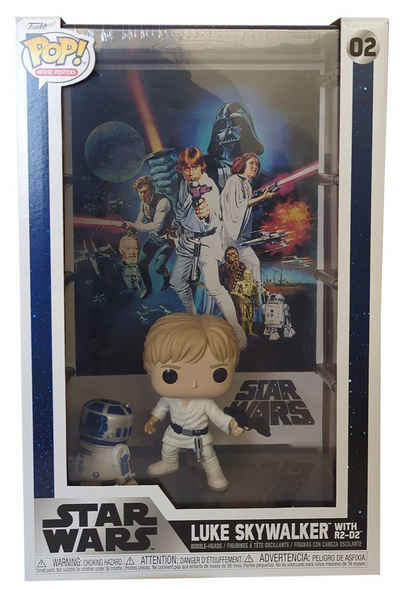 Funko Spielfigur Funko Pop! Movie Posters - Star Wars Luke Skywalker und R2-D2 Vinyl-Sa