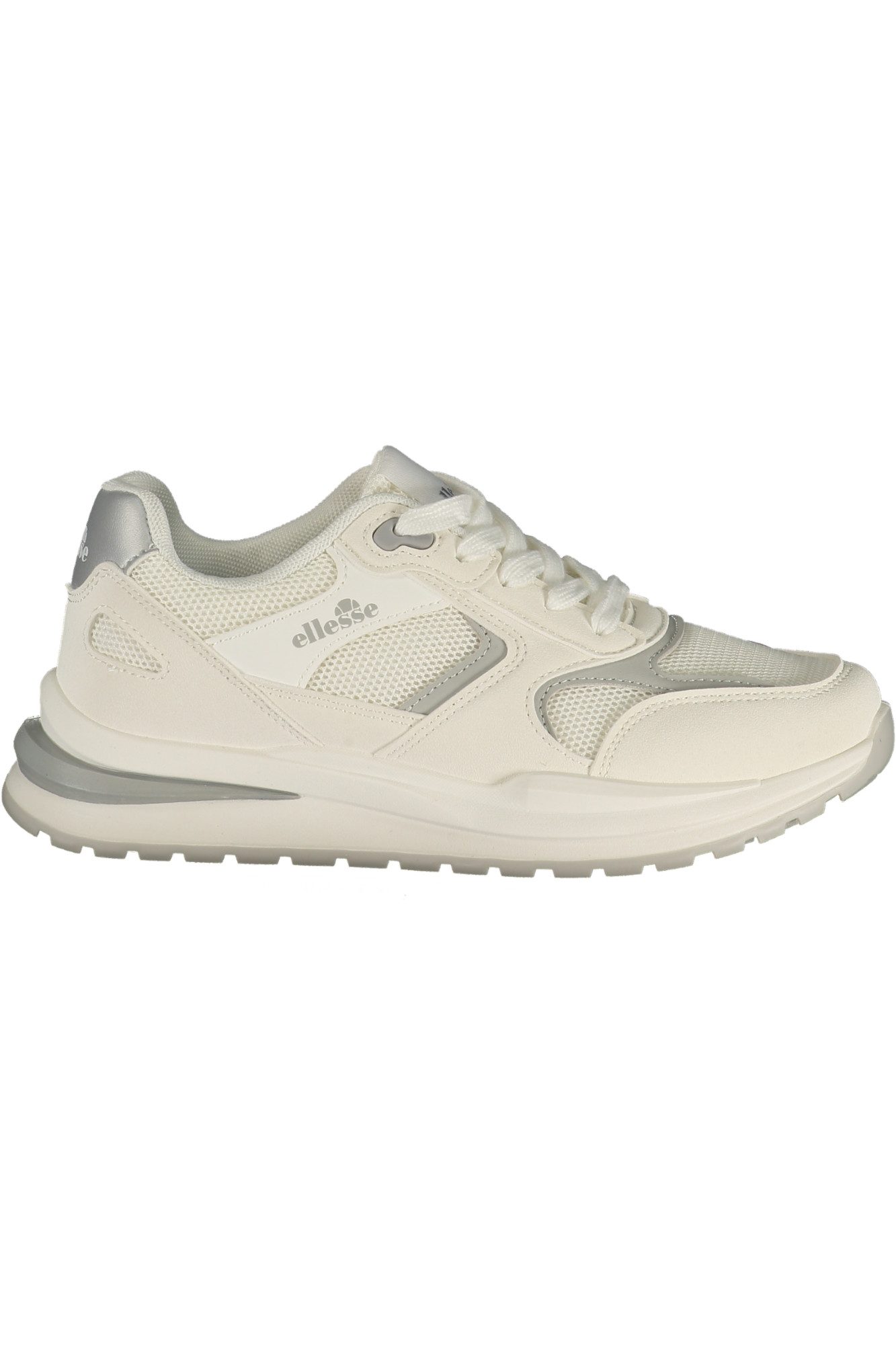 Ellesse Sneaker Moderner Damensportschuh in Weiß mit silbernen