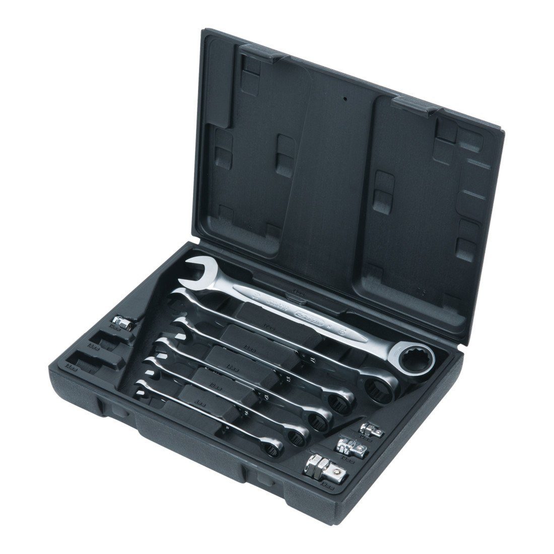 KS Tools Schraube KS Tools GEARplus Ratschenringmaulschlüssel-Satz, 10-teilig