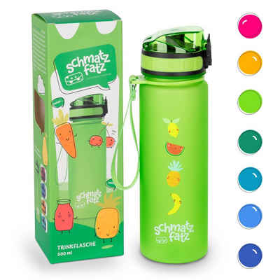 Klarstein Trinkflasche SMF5-TF500grnfruit, Kinderflasche 500 ml Kindergarten Outdoor Schule Sport