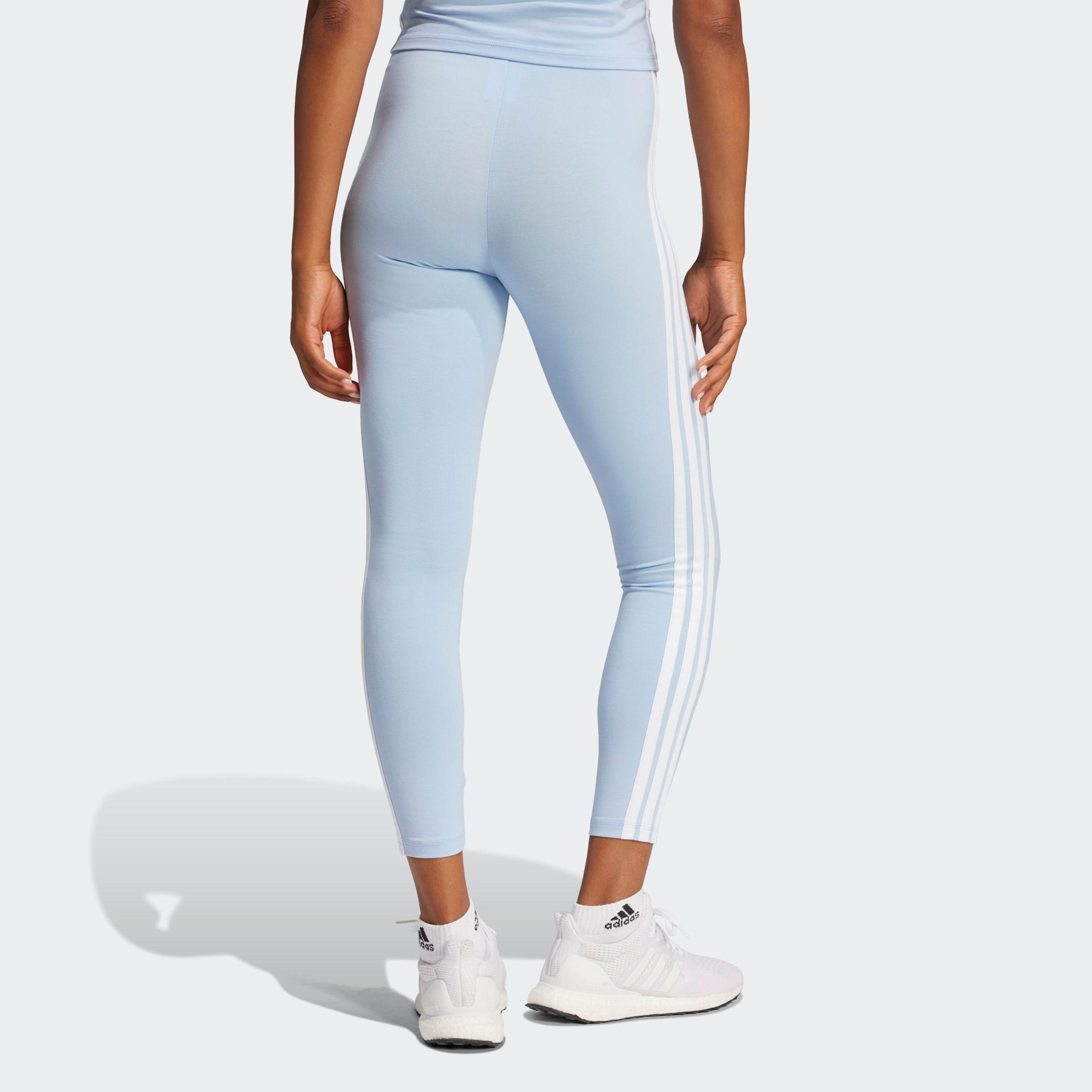 adidas Sportswear Trainingstights ESSENTIALS 3-STREIFEN COTTON sportlicher Look mit 3-Streifen, aus Baumwolle und Elasthan