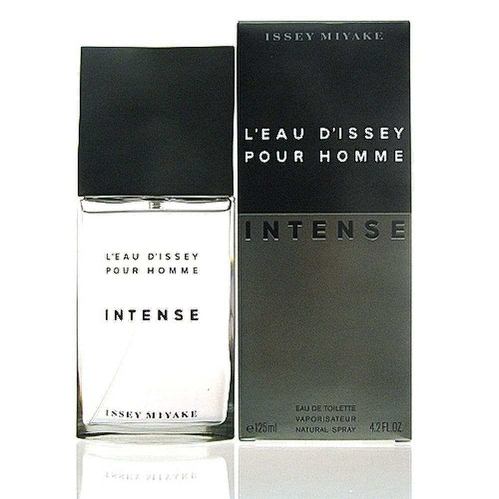 Issey Miyake Eau de Toilette Leau DIssey pour Homme Intense, Glasflakon, Parfüm EDT, Herrenduft