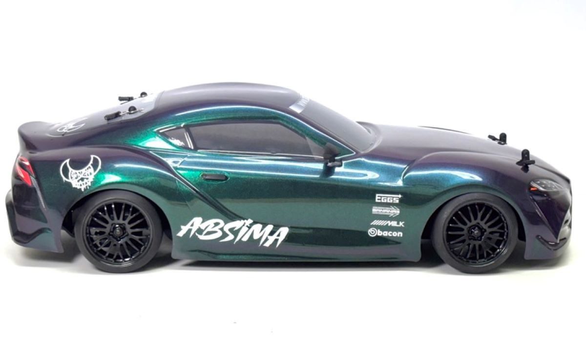 Absima RC-Auto 1:10 EP Drift Car "SupraSlide" brushed Allrad Ready-to-Drift (Spar-Set, Inkl. 2.4 GHz Fernsteuerung), Edition mit kostenlosem Fahrakku