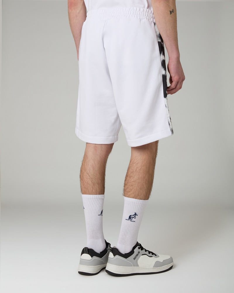 Australian Shorts Tennishose File 2025 (Baumwolle) kurz weiss/schwarz Herren