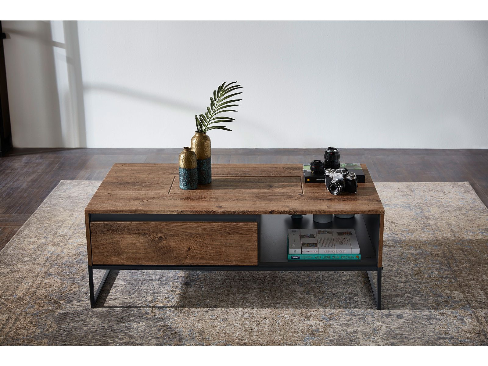 WOHN CONCEPT Premium Möbel Couchtisch 115 x 42 x 65 cm (B/H/T) günstig online kaufen