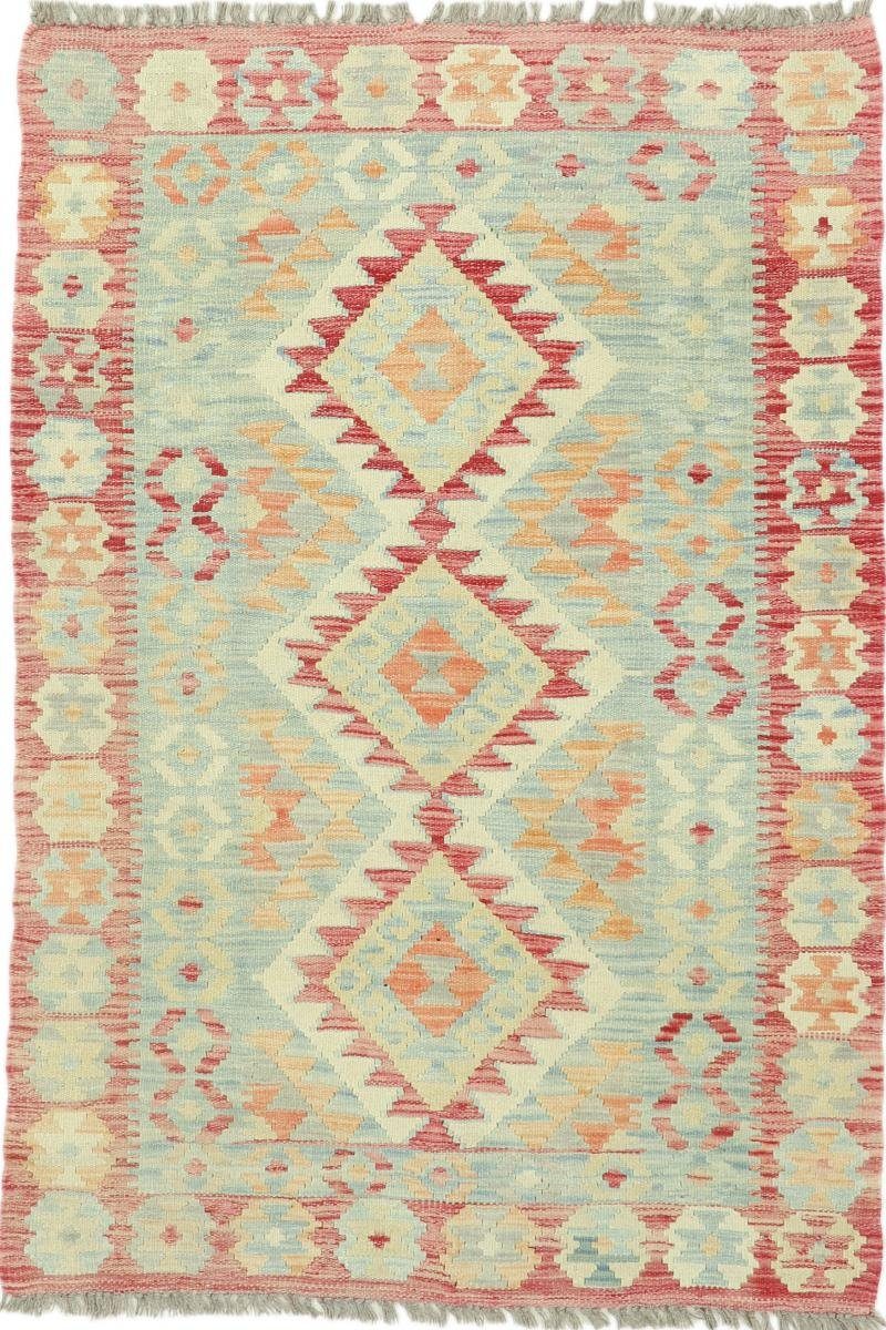 Orientteppich Kelim Afghan Heritage 101x148 Handgewebter Moderner Orientteppich, Nain Trading, rechteckig, Höhe: 3 mm