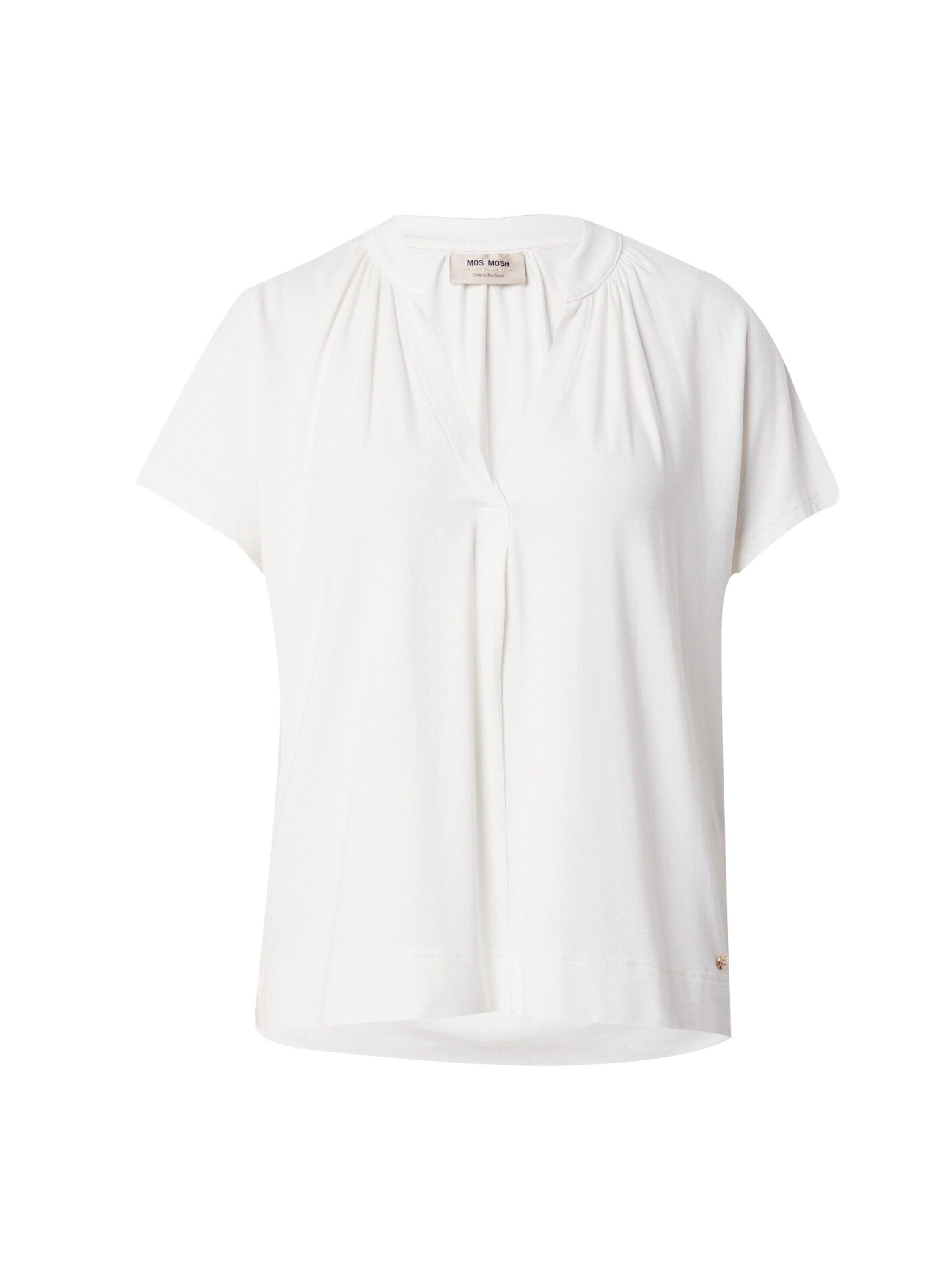 Mos Mosh T-Shirt (1-tlg) Drapiert/gerafft