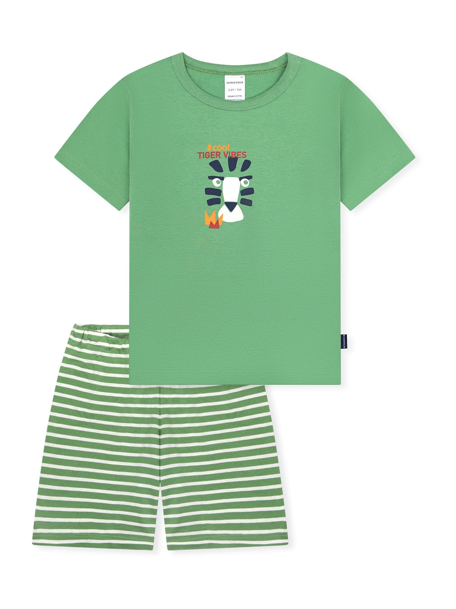 Schiesser Pyjama Nightwear (2 tlg) Schlafanzug, Pyjama Set, Nachtwäsche