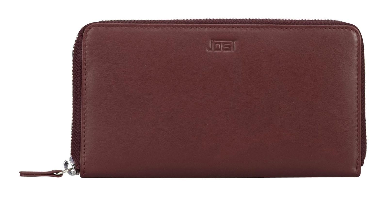 Jost Geldbörse Wallet, aus echtem Rindsleder mit RFID-Blocker Schutz