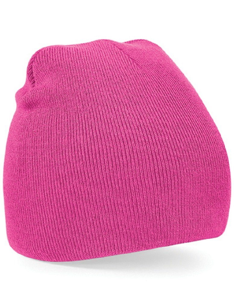 Beechfield® Strickmütze Damen Wintermütze Mütze Beanie Weiches Polyacryl (Soft Touch) pink