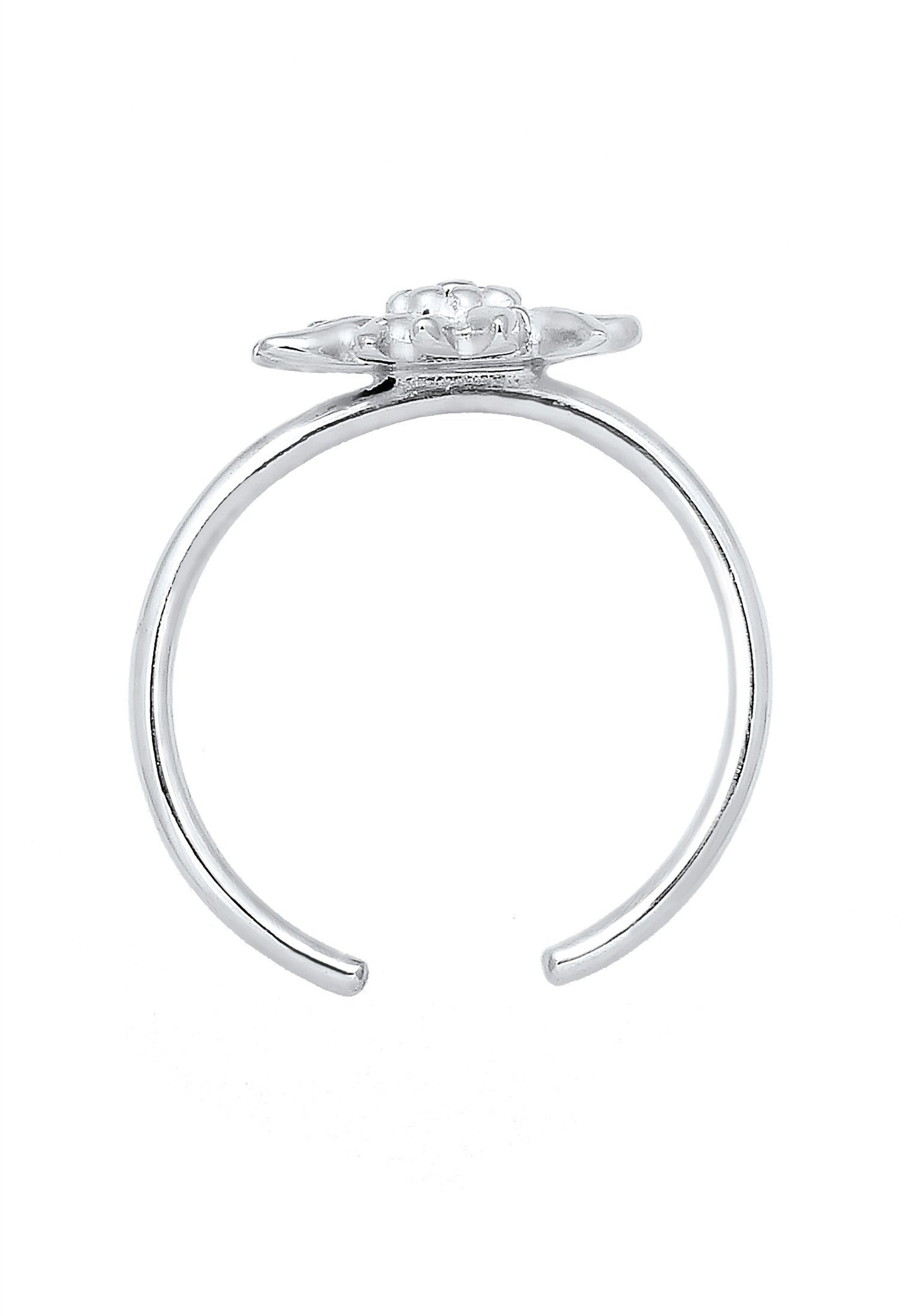 Elli Fingerring Edelweiss Tracht Dirndl Wiesen 925 Sterling Silver