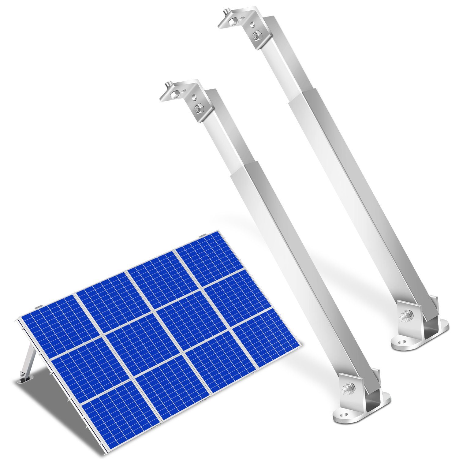 Randaco Solarmodul Solarpanel Halterung für Solarpanele Solarmodul Halterung Solarmodul-Halterung