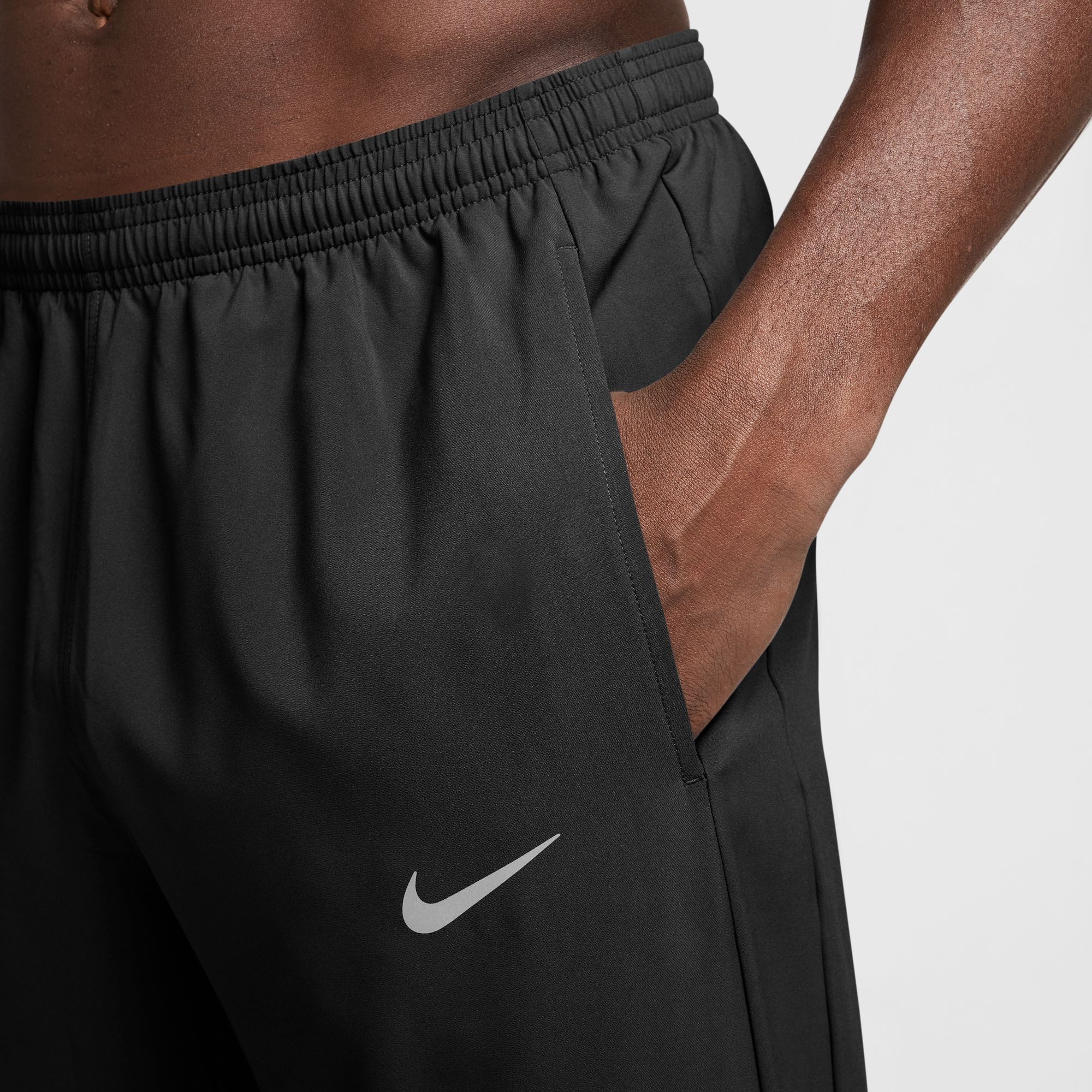 Nike Laufhose M NK DF MILER WOVEN PANT schnell trocknendes Material, aus Polyester, atmungsaktiv