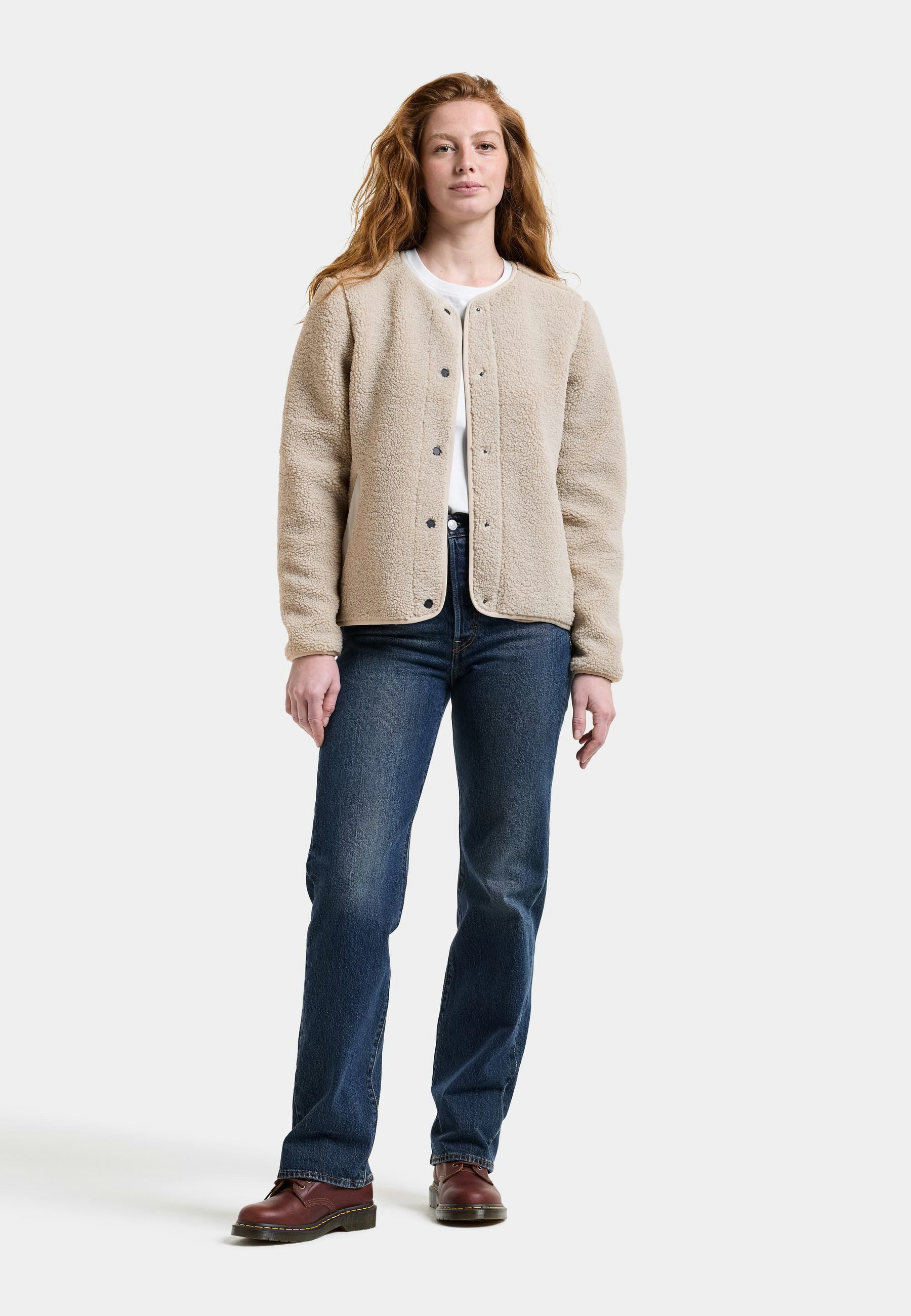 Didriksons Fleecejacke Damen Pile Teddy SELMA mit Taschen – Bild 2 von 5