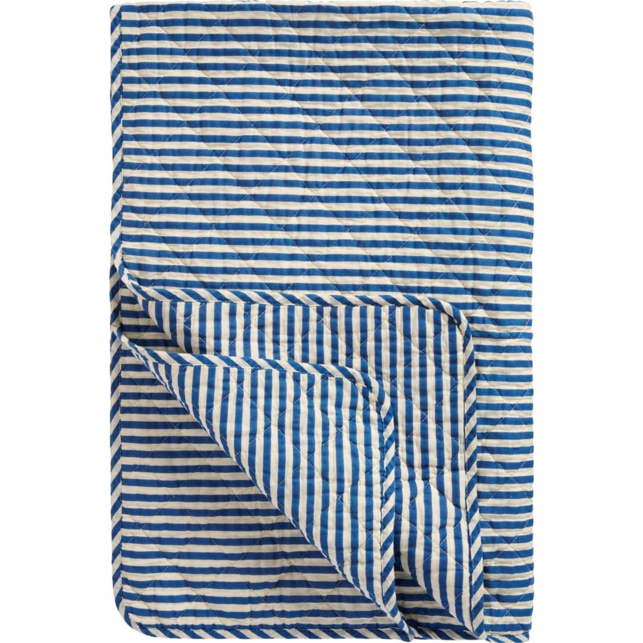 Ib Laursen Tagesdecke Quilt Baumwolle Streifen günstig online kaufen