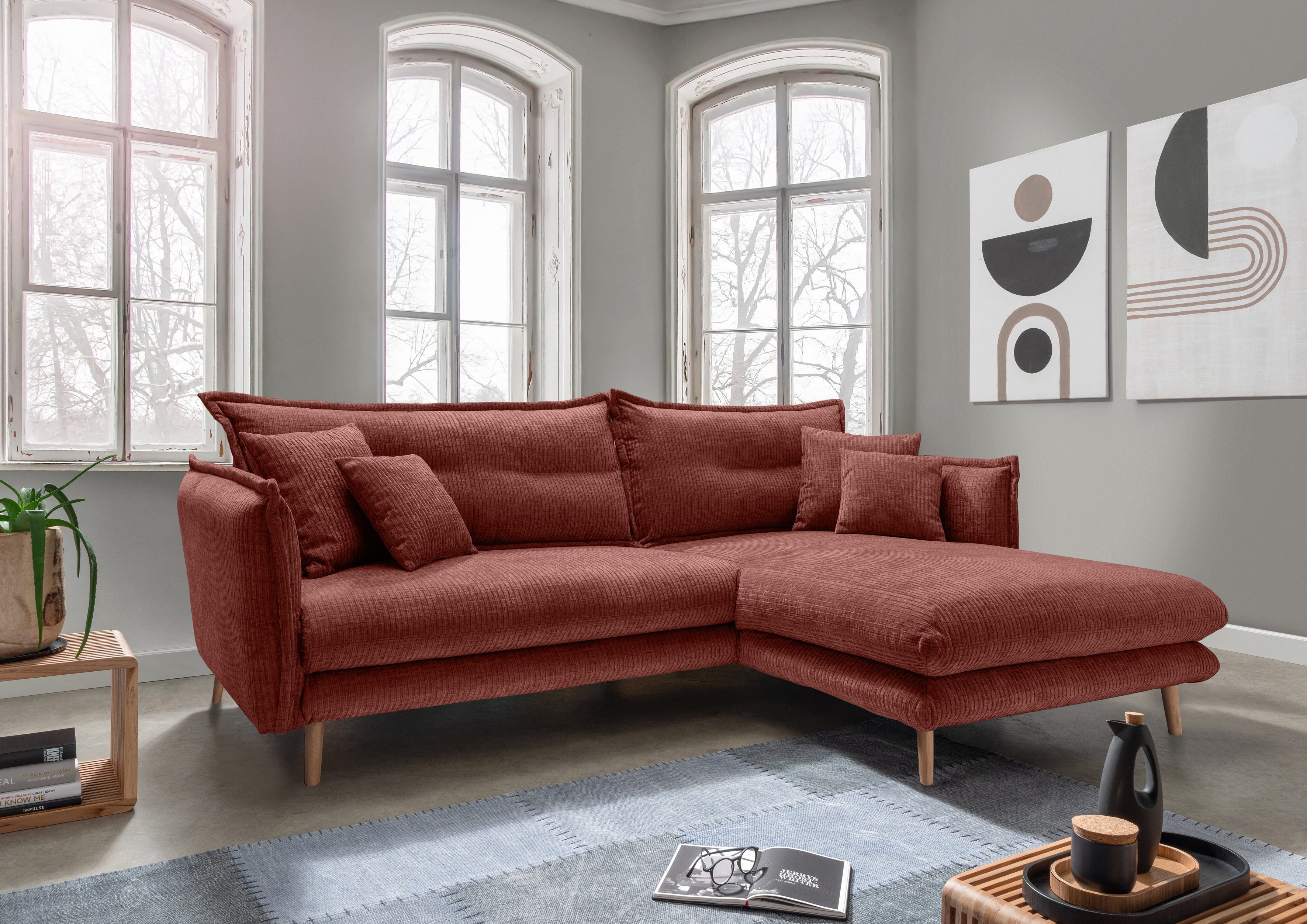 INOSIGN Ecksofa Lazio modern und bequem, günstig online kaufen