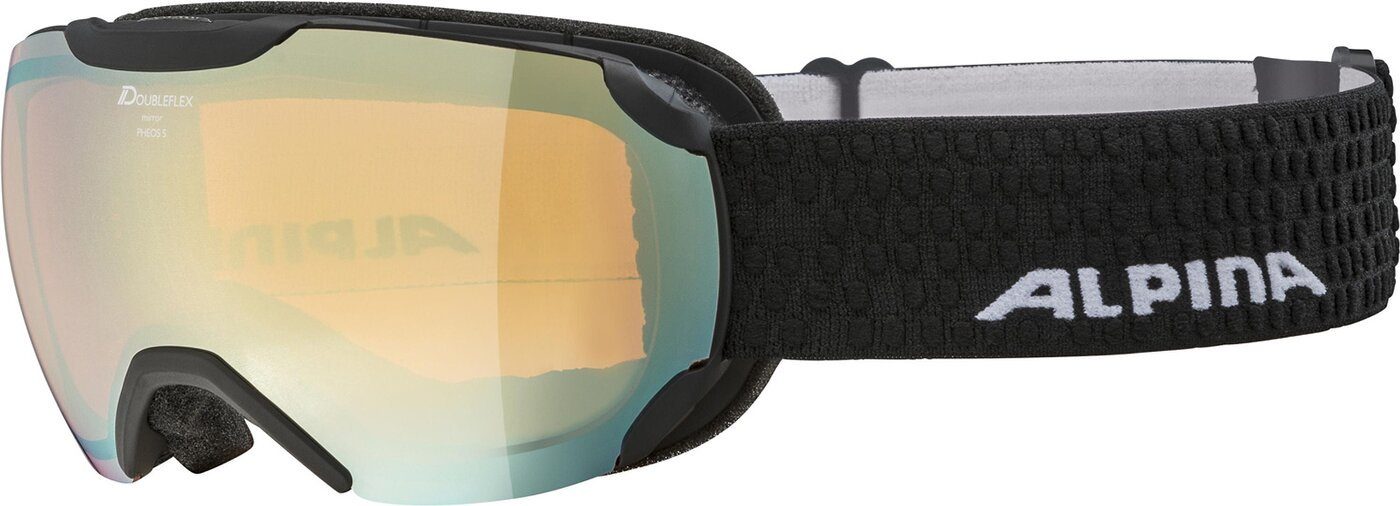 S Q-LITE MATT Skibrille PHEOS Sports Alpina BLACK