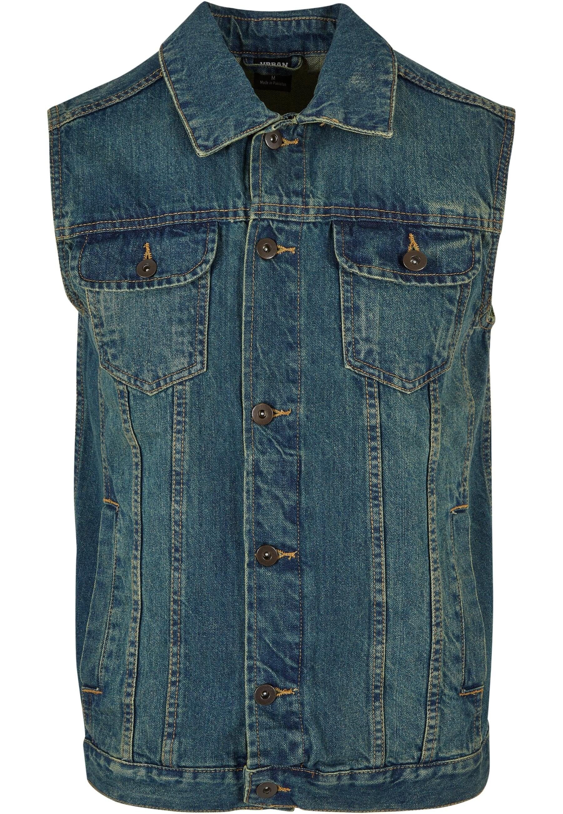 URBAN CLASSICS Jerseyweste Urban Classics Herren Denim Vest (1-tlg) günstig online kaufen