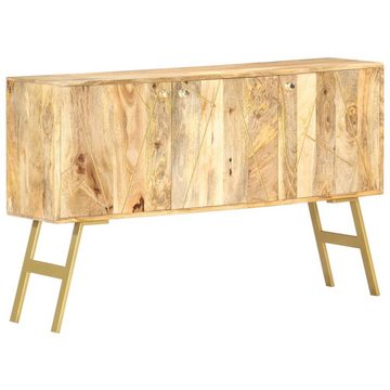 vidaXL Sideboard Sideboard 118x30x75 cm Massivholz Mango (1 St)