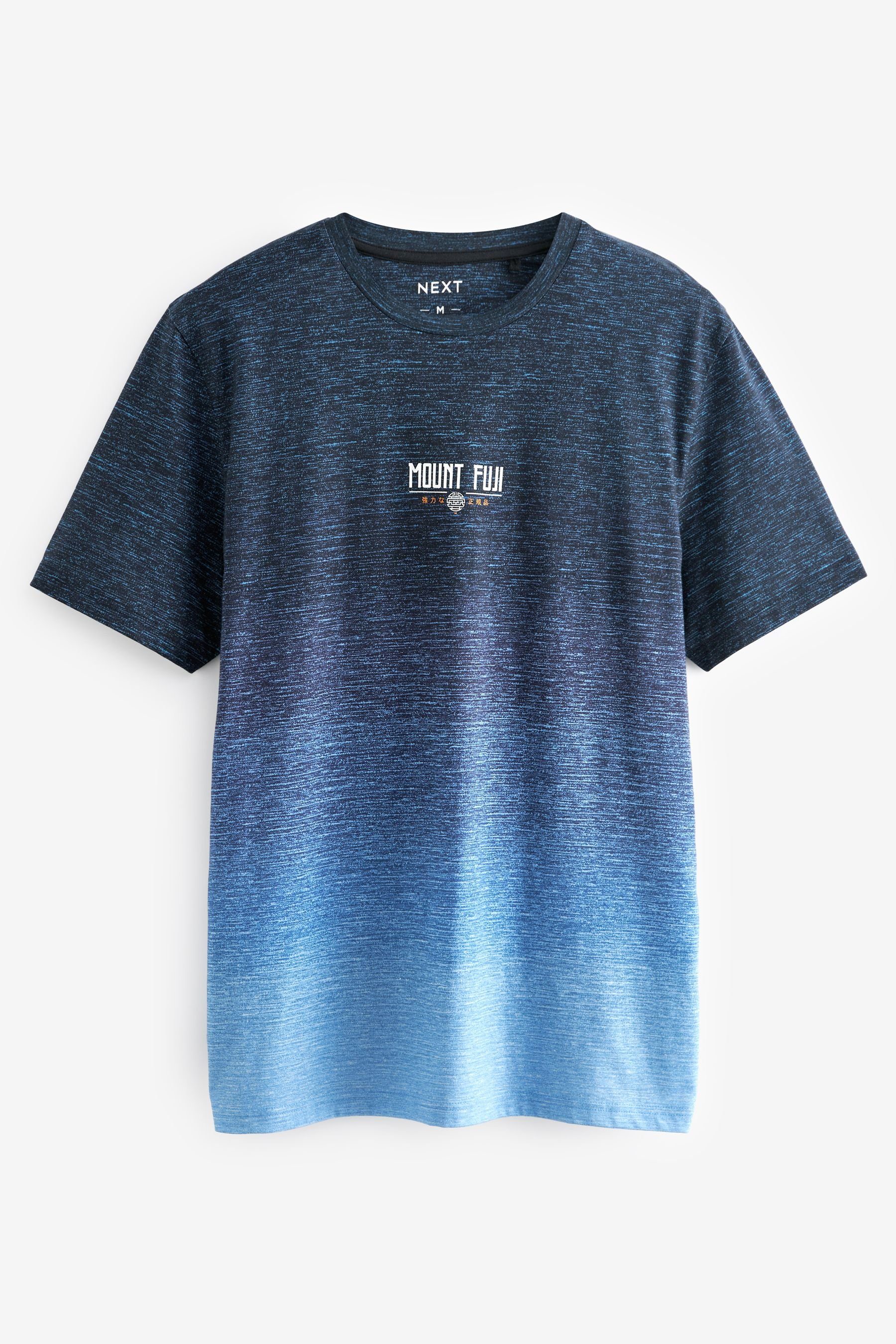 in (1-tlg) Tauchfärboptik T-Shirt Graphic Navy T-Shirt Next