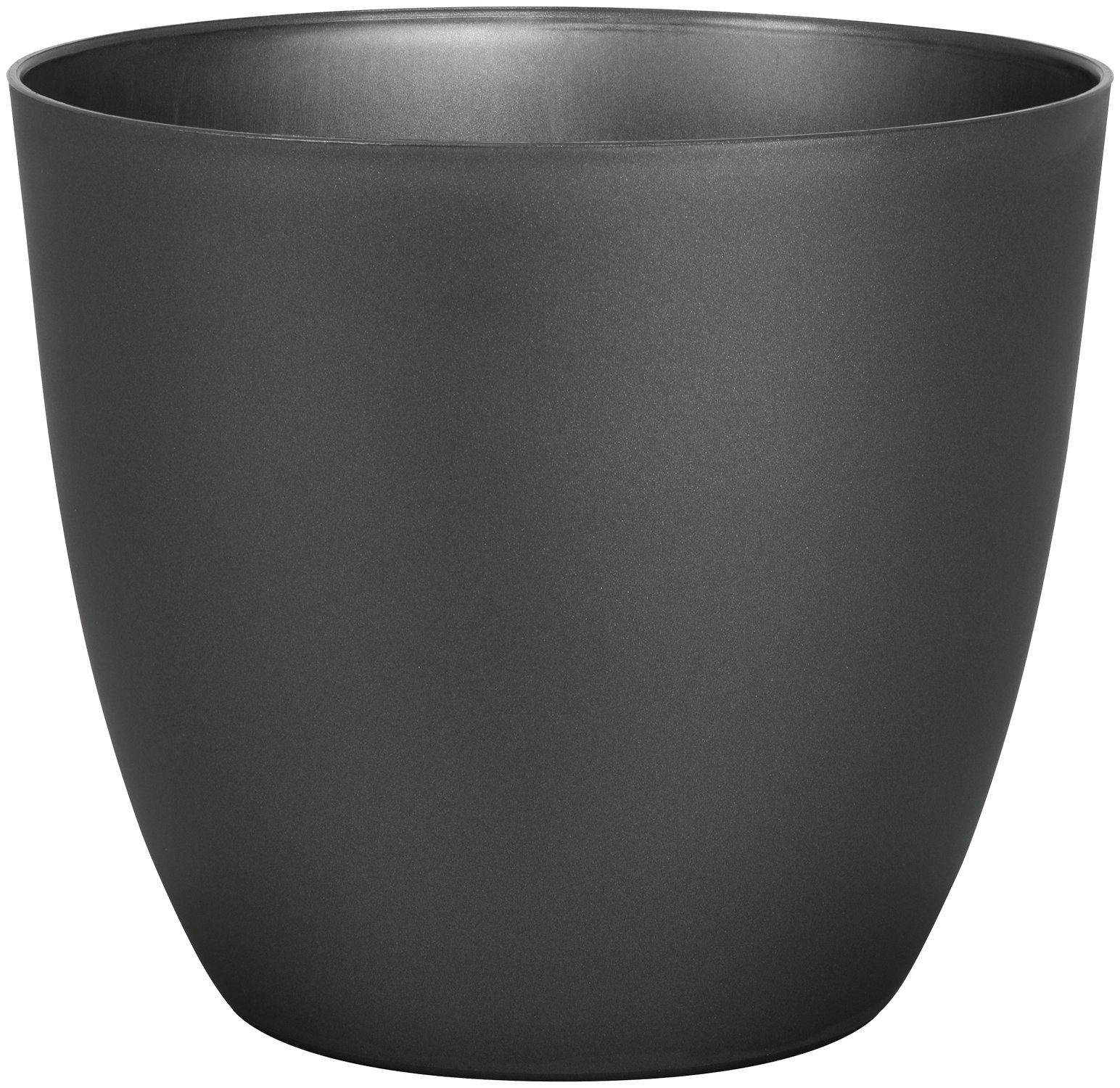Geli Blumentopf Übertopf Pure rund 25 anthrazit