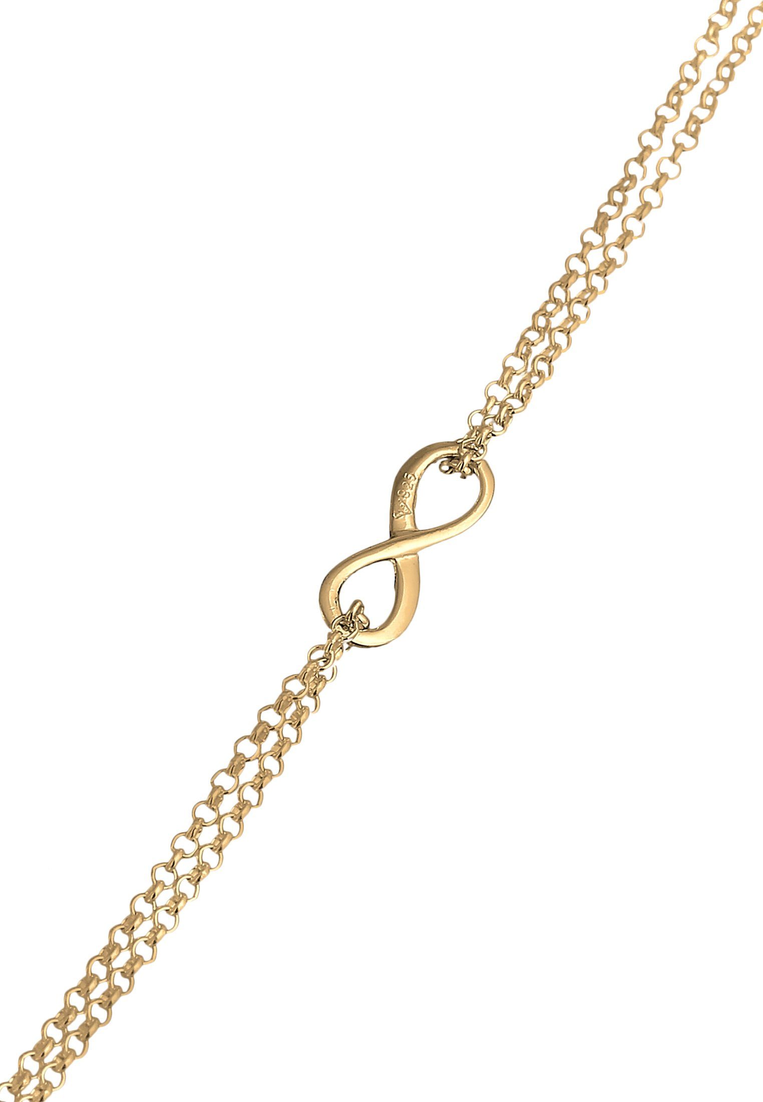 Gold Elli Love Infinity Symbol Armband Layer Infinity Unendlichkeit Silber,