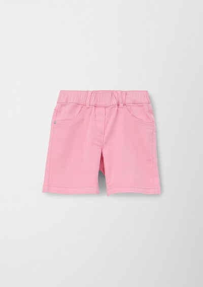 s.Oliver Hose & Shorts Regular: Shorts aus Baumwollmix Cold Pigment Dye