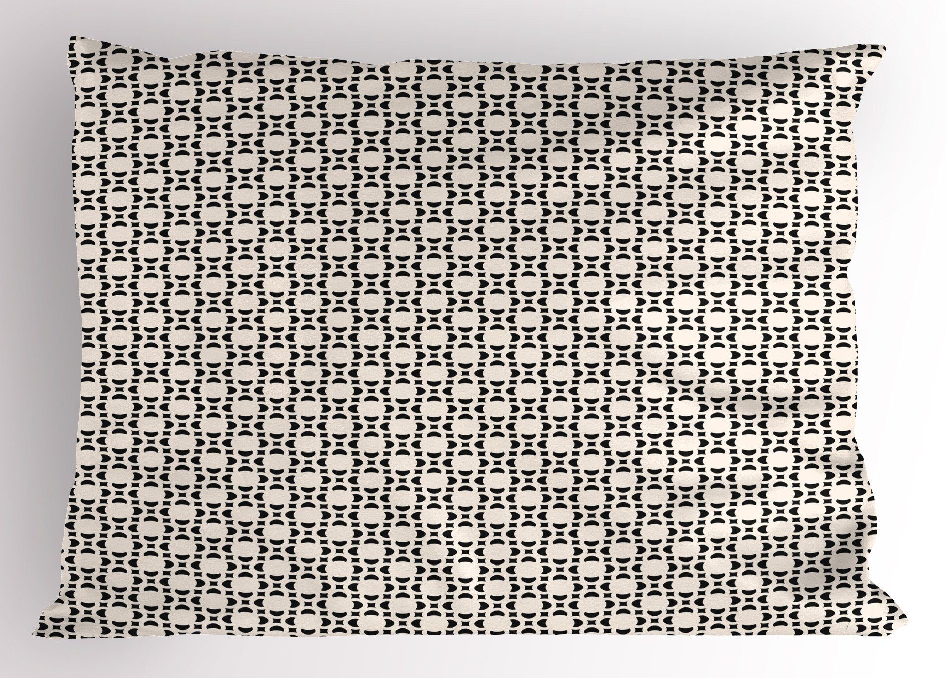 Kissenbezüge Dekorativer Standard King Size Gedruckter Kissenbezug, Abakuhaus (1 Stück), Blumen Moderner abstrakter Minimal Grid