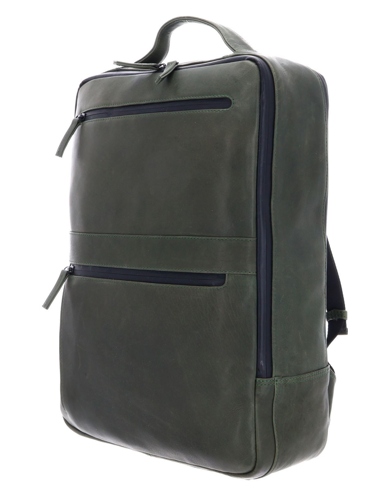 Leonhard Heyden Rucksack Rucksack 6753 (Set, 2-tlg), aus echtem Rindsleder