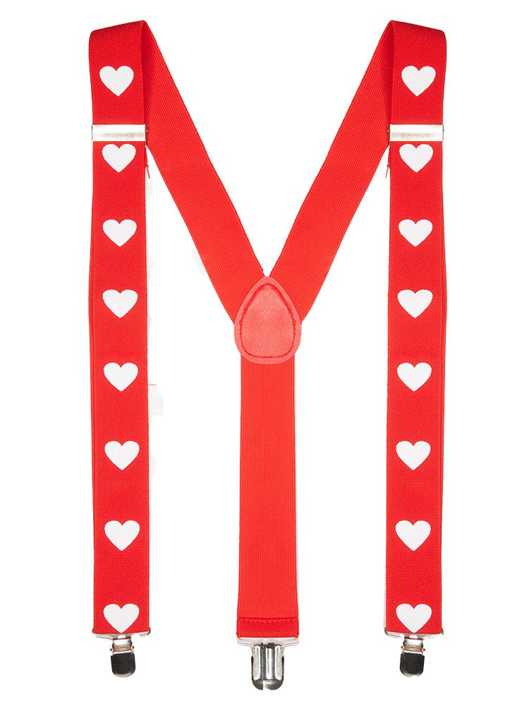 Fries Kostüm Hosenträger mit Herzen günstig online kaufen