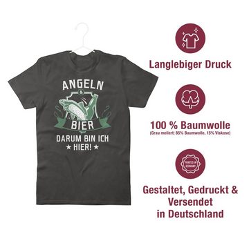 Shirtracer T-Shirt Angeln und Bier Angler Geschenke