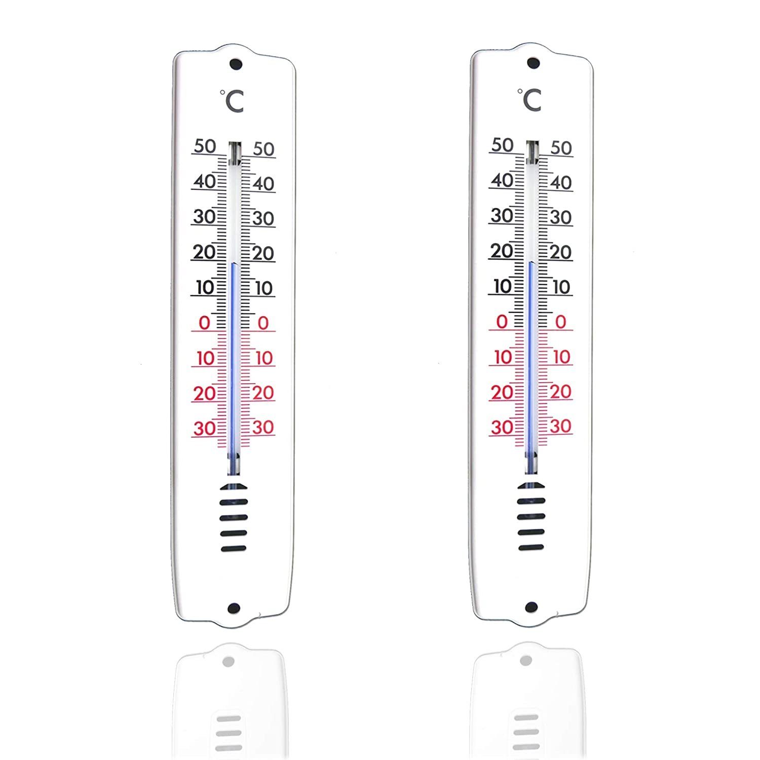 Innen-/Aussen Thermometer mit JUMBO Anze